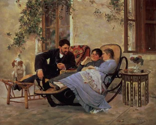 Nach dem Abendessen, 1888
